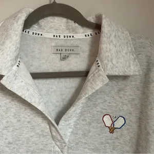 Rae‎ Dunn Gray Pullover Pickleball Sweatshirt thumbnail 2