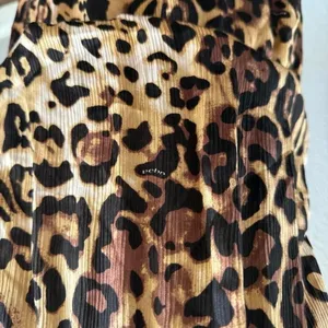Bebe NWT Silk Leopard Print Blouse thumbnail 4