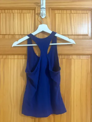 💜Nike Size XS Blue Activewear Vintage Y2K Tank Top thumbnail 4