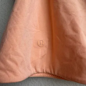 Lululemon Wundermost Nulu Tube Top Women’s Peach Bellini Orange Size XS / Small thumbnail 4