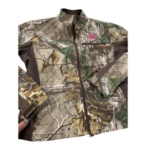 Realtree Womens Xtra Camo Full Zip Jacket With Pink Logo Size L SKU 9298 thumbnail 4