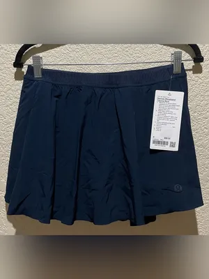 Lululemon NWT Narrow Waistband Tennis Skirt Skort True Navy Size 8 thumbnail 7