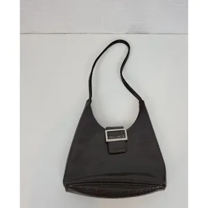 VINTAGE Nine West Women's‎ Shoulder Bag OS Brown Crocodile Embossed Single Strap thumbnail 9