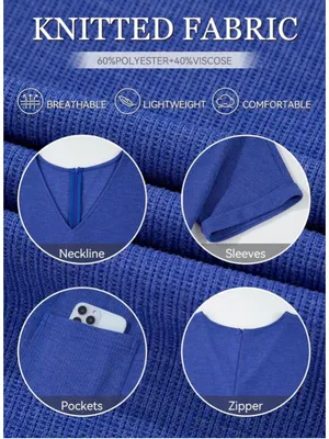 NEW Soft Casual Short Sleeve V Neck Zipper Short Romper M thumbnail 7