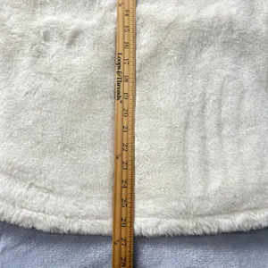 Abercrombie Fitch Women's‎ Sherpa Fleece 1/4 Zip PulloverJacket Cream Size Small thumbnail 9
