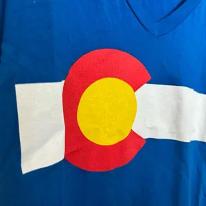 NWT women's Colorado tshirt Blue Size L thumbnail 7