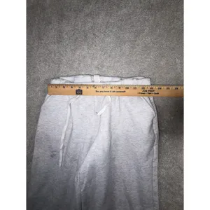 missguided wide leg sweatpants foldover waist band m Ash Heather Gray thumbnail 7