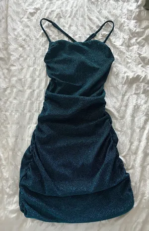 Princess Polly Dress Mini Teal thumbnail 1