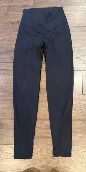 aerie Black High-Rise Leggings Size XS Short- C33-085 thumbnail 1