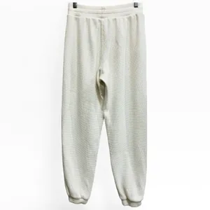 Alo Yoga Muse Sweatpants Bone Ivory Ribbed Waffle‎ Knit Joggers Womens XS thumbnail 5
