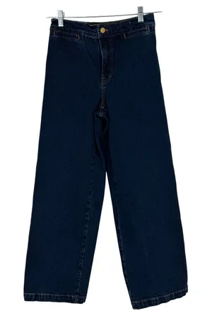Madewell Emmett Wide Leg‎ Jeans Dark Indigo Wash Size 26 thumbnail 1