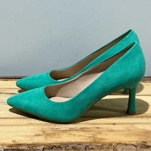 Katie‎ & Kelly Pumps Green Size 9.5 thumbnail 3