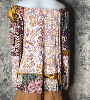 Umgee Off Shoulders Blouse thumbnail 5