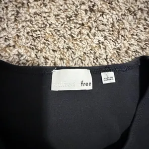 Wilfred Free Aritzia Black Open Back Short Sleeve Bodysuit Large HYP7-1987-17 thumbnail 3