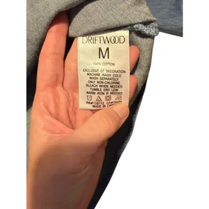 Driftwood Jeans Chambray Top Embroidered Long Sleve floral denim blue Portofino thumbnail 5