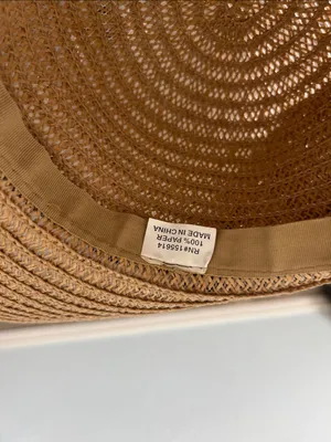 Walmart Summer Beach Boho Wide Brim Straw Sun Hat with Decorative Band thumbnail 6