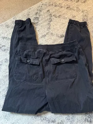 American Eagle Outfitters Black Joggers thumbnail 6