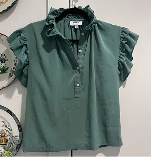 KOCH Pixie Blouse Top Green thumbnail 1