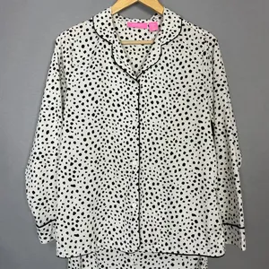Isaac Mizrahi‎ Pajamas Dots Cruella De Vil Halloween Costume Dalmatian Spots Med thumbnail 3