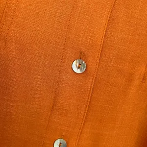 & Other Stories Orange Shirt Mini Dress‎ Long Sleeve Button Front Size 2 NWT thumbnail 6