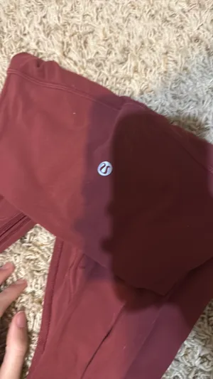 Lululemon Maroon Leggings thumbnail 2
