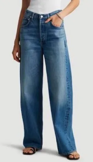 Citizens of Humanity Ayla Baggy Wide Leg High Rise Jeans in Chaya Size 25 thumbnail 1