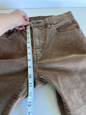 Uniqlo Women's Ezy Corduroy Low Rise Skinny Tapered Pants thumbnail 5