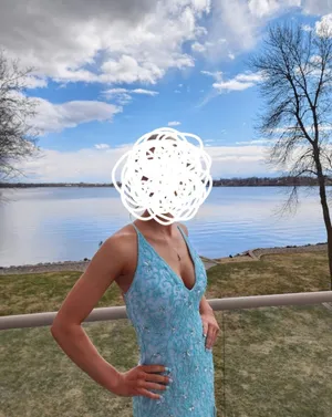 Prom Dress Blue Size 0 thumbnail 4