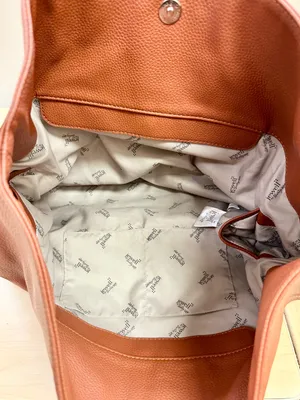 Jewell by Thirty-One - shoulder tote bag in Cognac Woods Pebble thumbnail 3