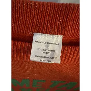 HOLIDAY UGLY Christmas SWEATER Let Me Take An #Elfie Women’s Size Large Shimmer thumbnail 3