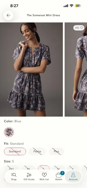 Anthropologie Somerset Mini Dress thumbnail 2