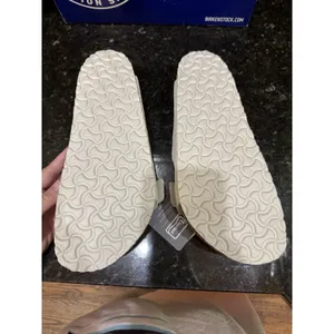 BIRKENSTOCK ARIZONA BS SOFT FOOTBED Modern SUEDE ANTIQUE WHITE Size 10 Men's thumbnail 6