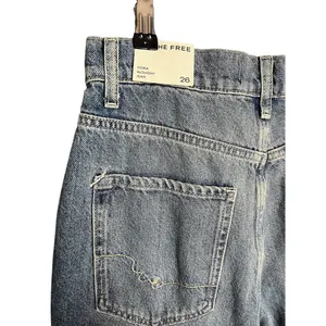 NWT Free‎ People We The Free Cora Long Rise Slouchy Jeans Size 26 Baggy thumbnail 8