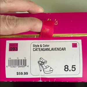 Candie’s Y2K Purple Suede Platform Sandals with Ankle Strap thumbnail 2