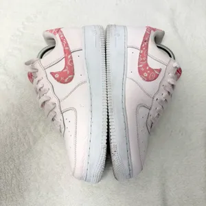 NIKE Air‎ Force 1 Low Pearl Pink Paisley White FD1448-664 Size 10 Women's thumbnail 6
