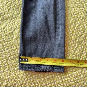 AGOLDE Riley High Rise Straight Crop Jeans Washed Black‎ 100% Cotton Size 24 thumbnail 8