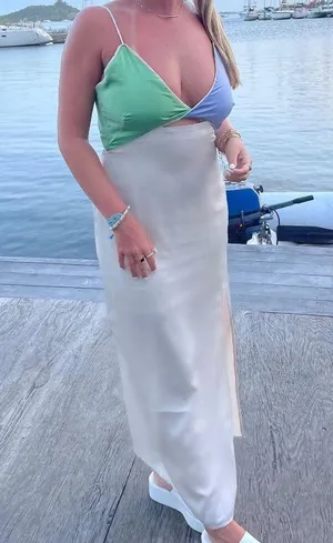 Maxi Dress Tan Size L thumbnail 1