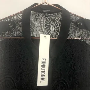 Revolve Funktional black lace cut out cocktail dress size Small thumbnail 6