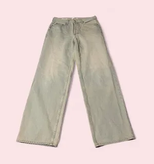Universal Thread mid rise 90s baggy Wide-Leg Jeans in light blue thumbnail 1