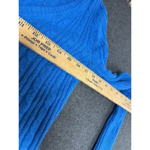 American Eagle Sweater Womens M Blue Cable‎ Knit Babydoll Bella Swan Y2K thumbnail 7