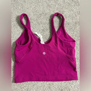 Lululemon Align Tank Top in Magenta Purple Size 6 Athleisure Buttery Soft Crop thumbnail 11