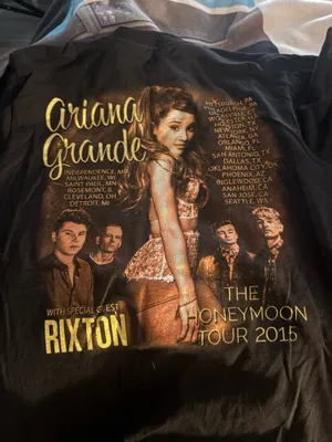 Ariana Grande Honeymoon Tour 2015 T-Shirt thumbnail 3