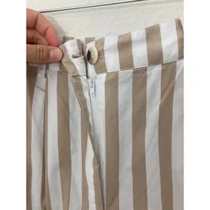 Urban Outfitters Maximalism Barrel Crop Percy Striped Pleated High-Rise Pants 6 thumbnail 5
