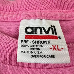 Vintage 90s Anvil Maui Hawaii T Shirt Pink Single Stitch Floral‎ Graphic XL USA thumbnail 7