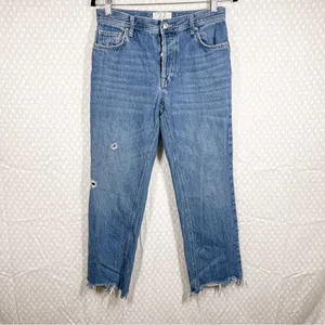 Free People We‎ The Free Maggie Straight High Rise Jeans thumbnail 2