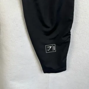Gymshark Black Joggers Athletic Track Pants White Piping Logo‎ Womens Small thumbnail 7
