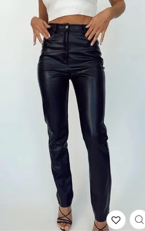 12th Tribe Vegan Brown Leather Pants thumbnail 4