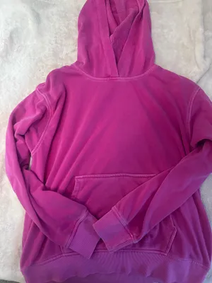 Zenana Outfitters Top hot pink sweatshirt thumbnail 1
