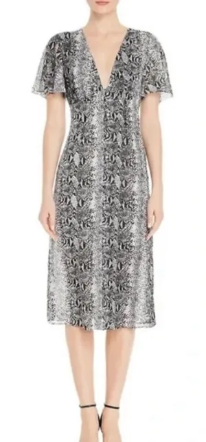 Aqua python print maxi dress size small thumbnail 1