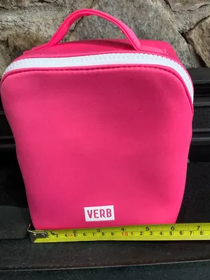 Verb Zip Around Makeup Case Cosmetic Bag Hot Pink Brand New Makeup Not Included thumbnail 11